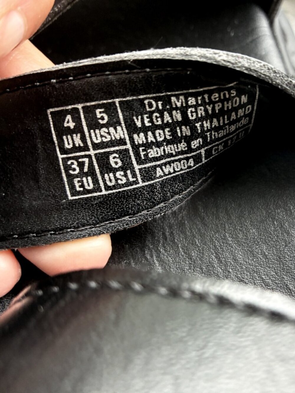 Dr. Martens Black Vegan Gryphon Gladiator Sandals Unisex - Picture 6 of 7